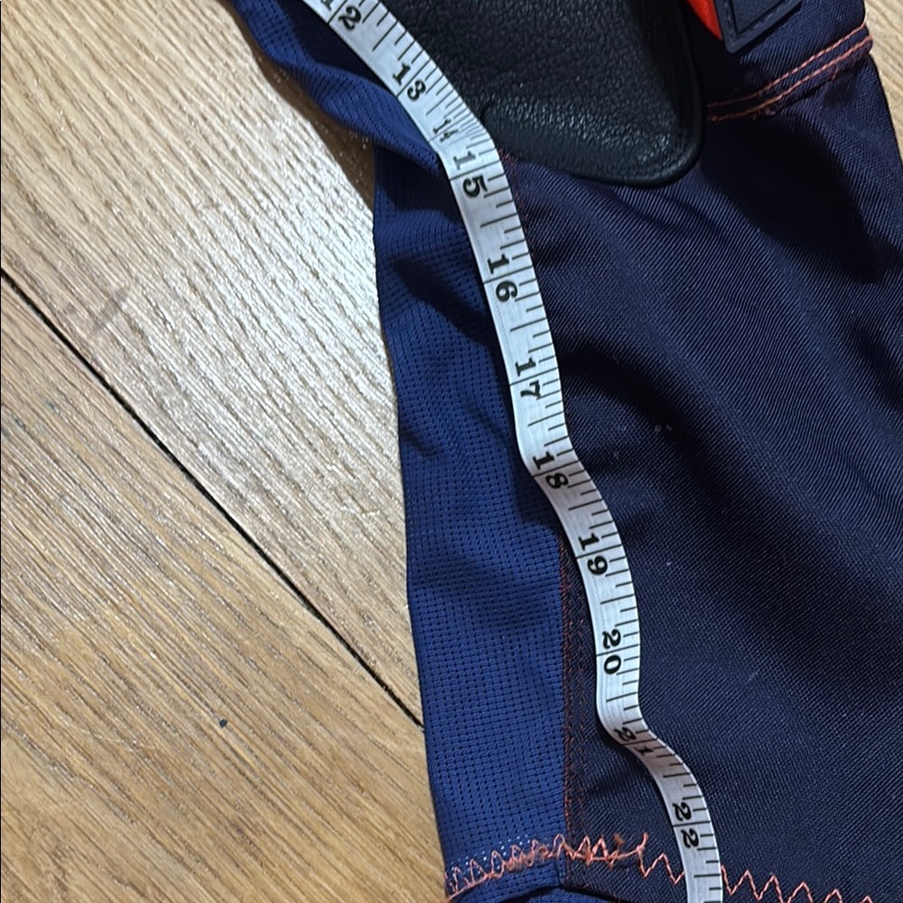 Fox Racing Orange and Navy Riding Pants - Picture 8 of 11